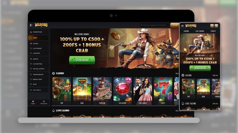 Wildsino Casino pokies selection